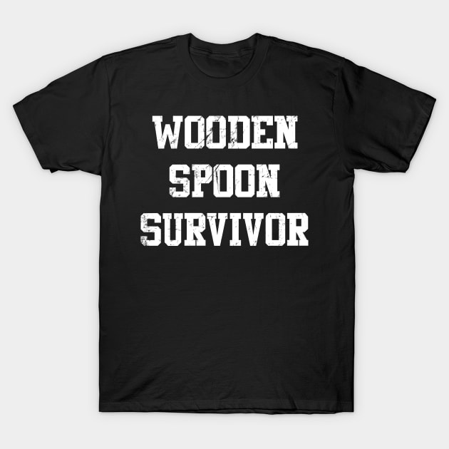 Wooden Spoon Survivor T-Shirt by Flippin' Sweet Gear